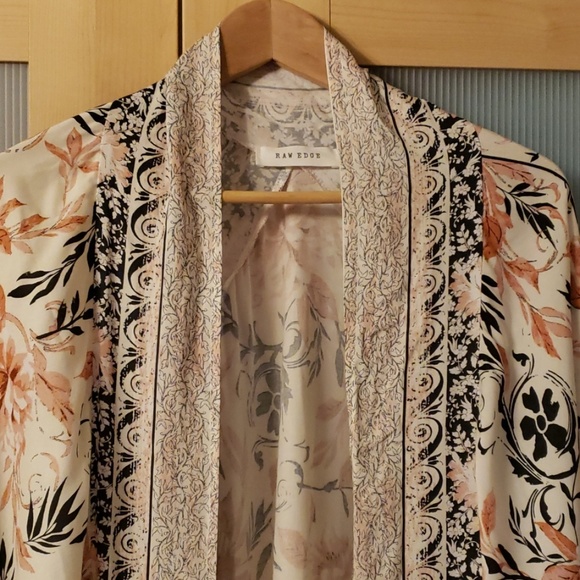 Floral Long Cardigan/Coverup - Picture 3 of 6